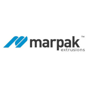 the company logo, marpak extrusions
